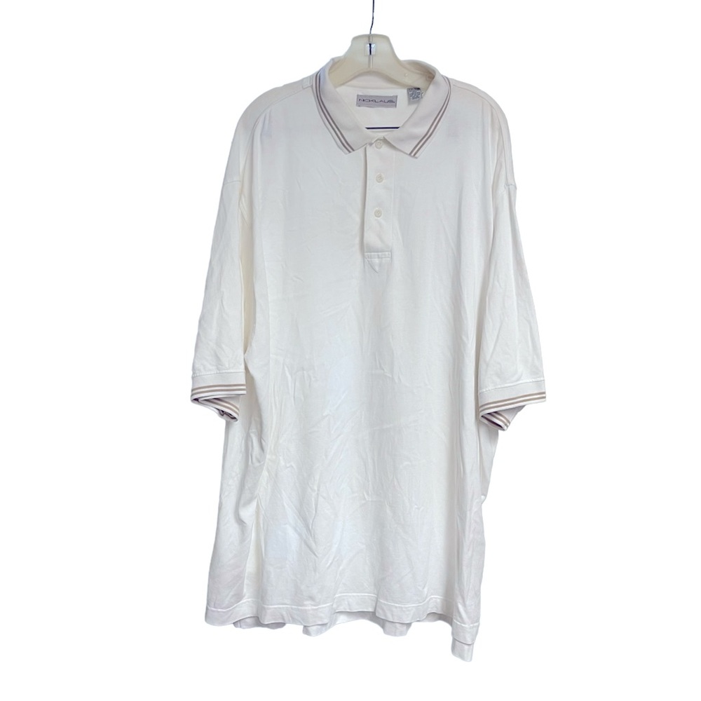 Classic White Jack Nicklaus Golf Shirt XXL